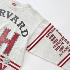 画像3: 90's Long Gone W-PRINT 3/4 SLEEVE TEE "HARVARD" (3)