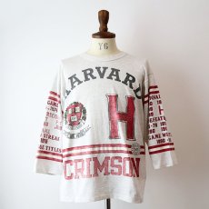 画像9: 90's Long Gone W-PRINT 3/4 SLEEVE TEE "HARVARD" (9)