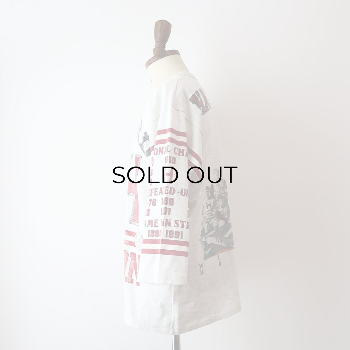 画像10: 90's Long Gone W-PRINT 3/4 SLEEVE TEE "HARVARD" (10)