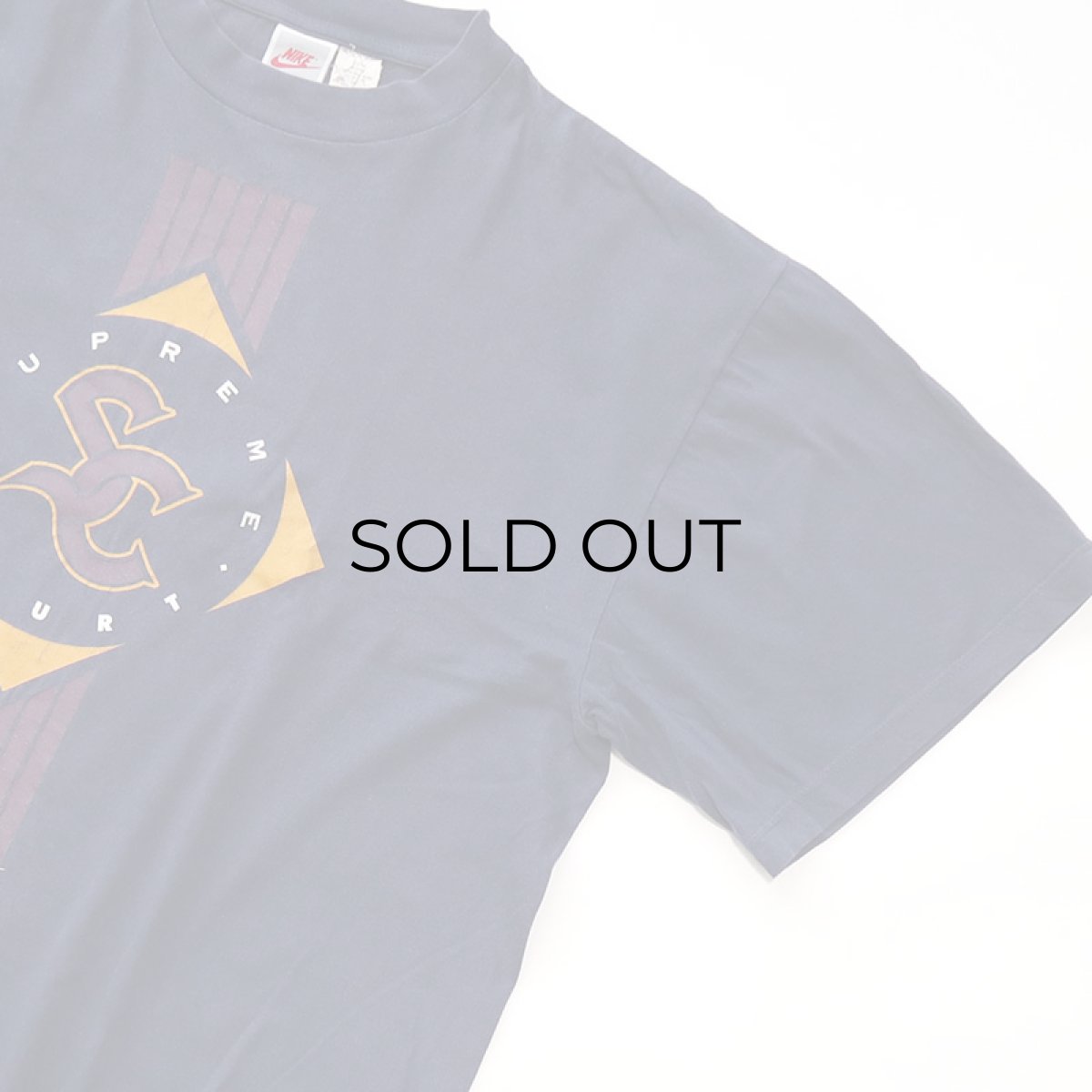 画像3: 90's NIKE COTTON W-PRINT S/S TEE "SUPREME COURT" "MADE IN GREECE" (3)