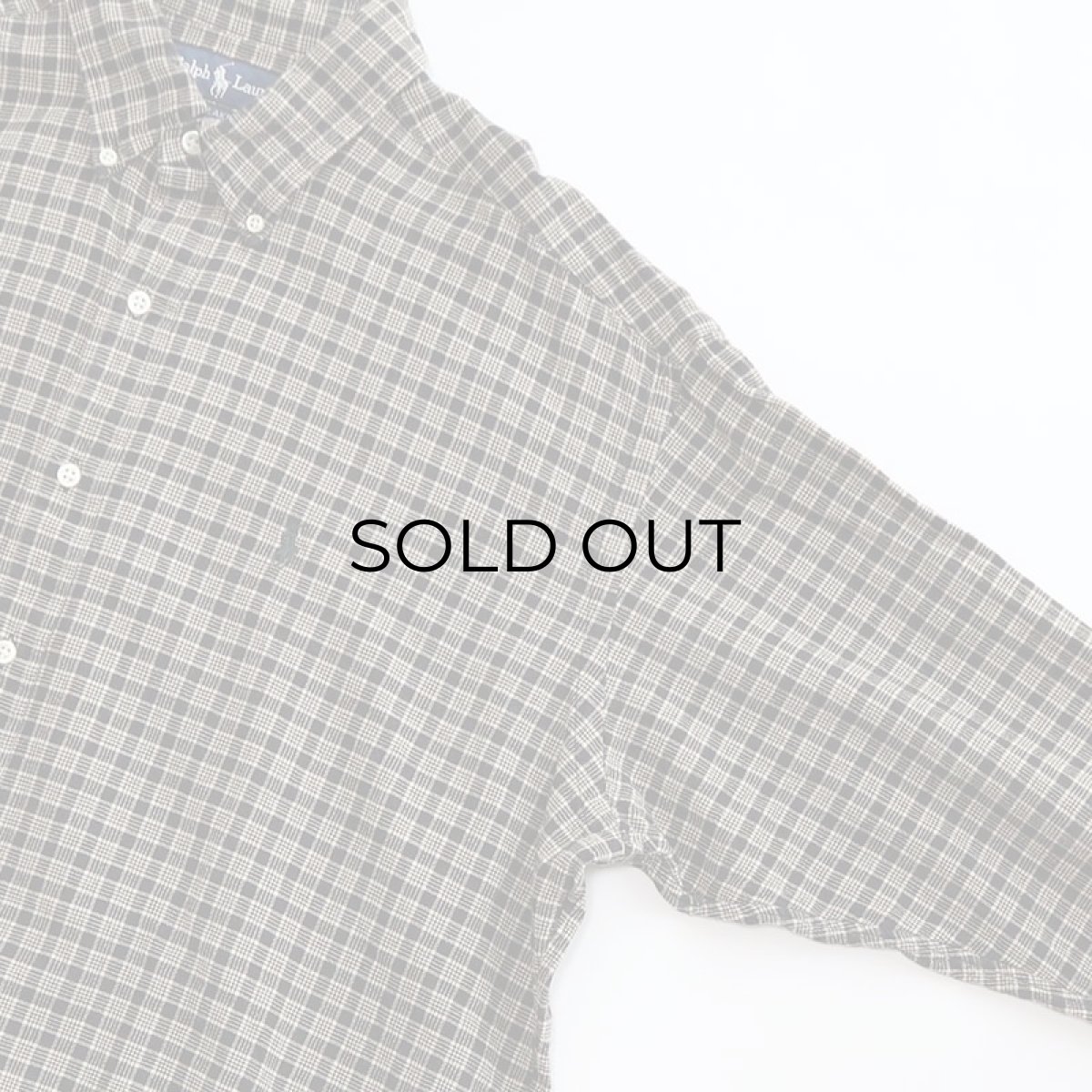 画像3: 90's Ralph Lauren COTTON CHECK B/D SHIRT (3)
