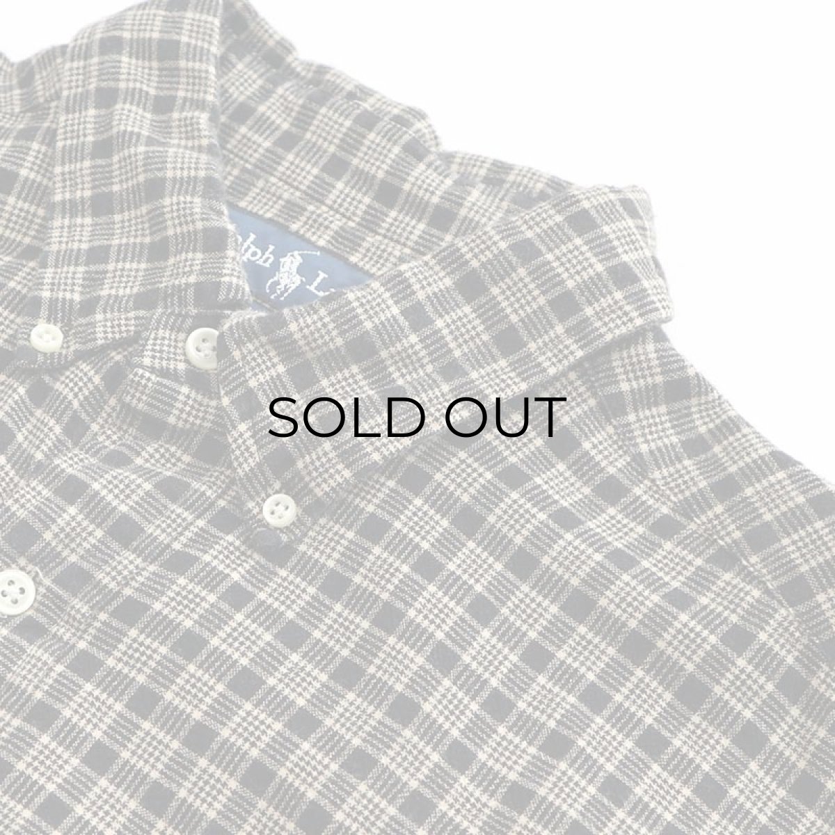 画像5: 90's Ralph Lauren COTTON CHECK B/D SHIRT (5)