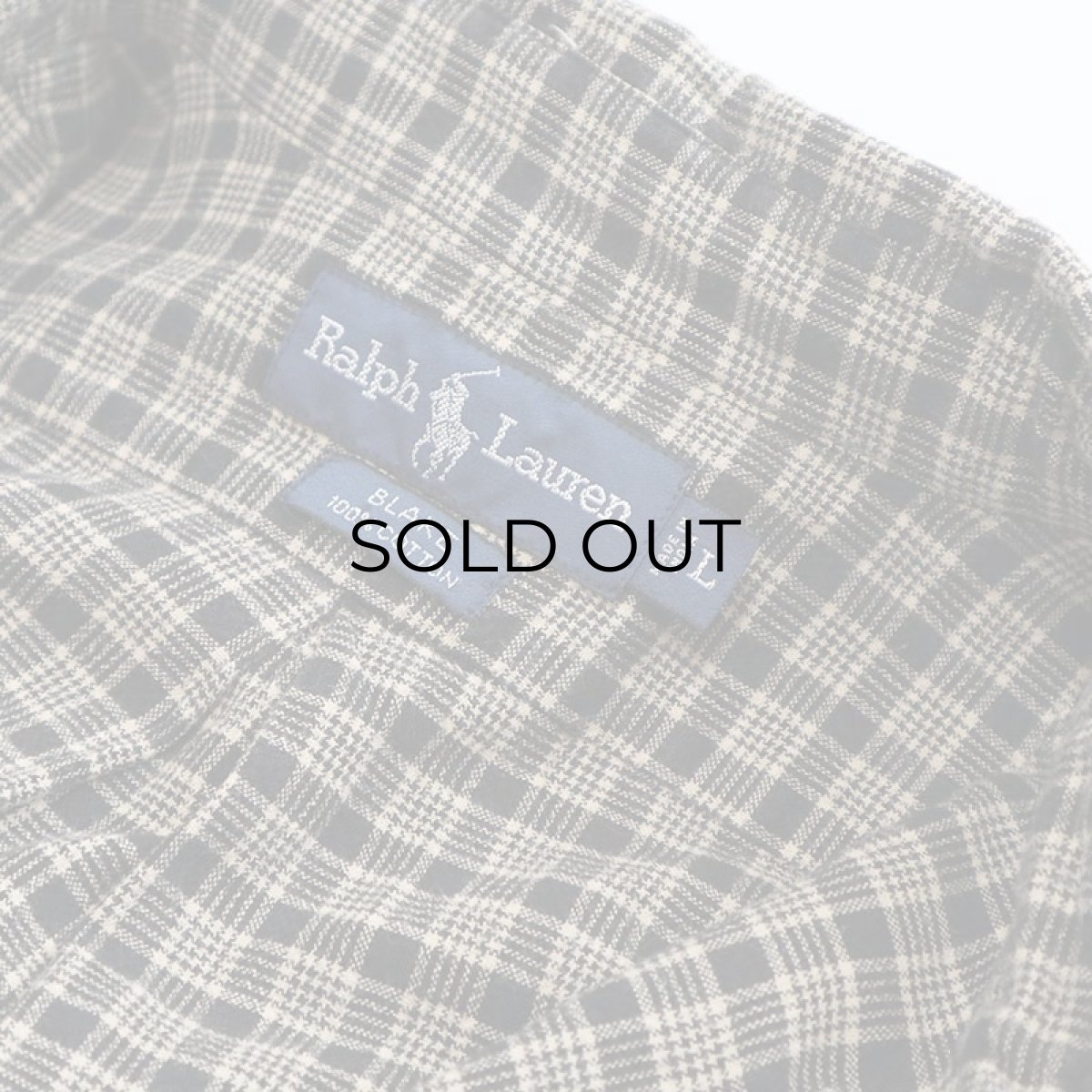 画像7: 90's Ralph Lauren COTTON CHECK B/D SHIRT (7)