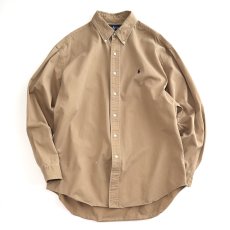 画像1: 90's Ralph Lauren COTTON TWILL B/D SHIRT (1)