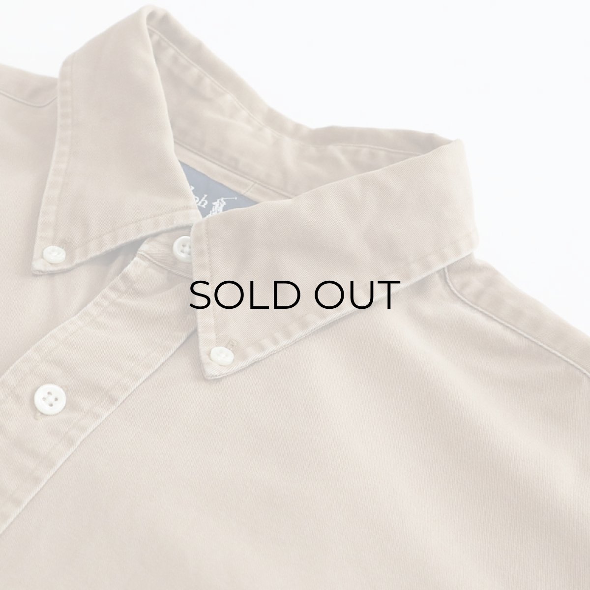 画像4: 90's Ralph Lauren COTTON TWILL B/D SHIRT (4)