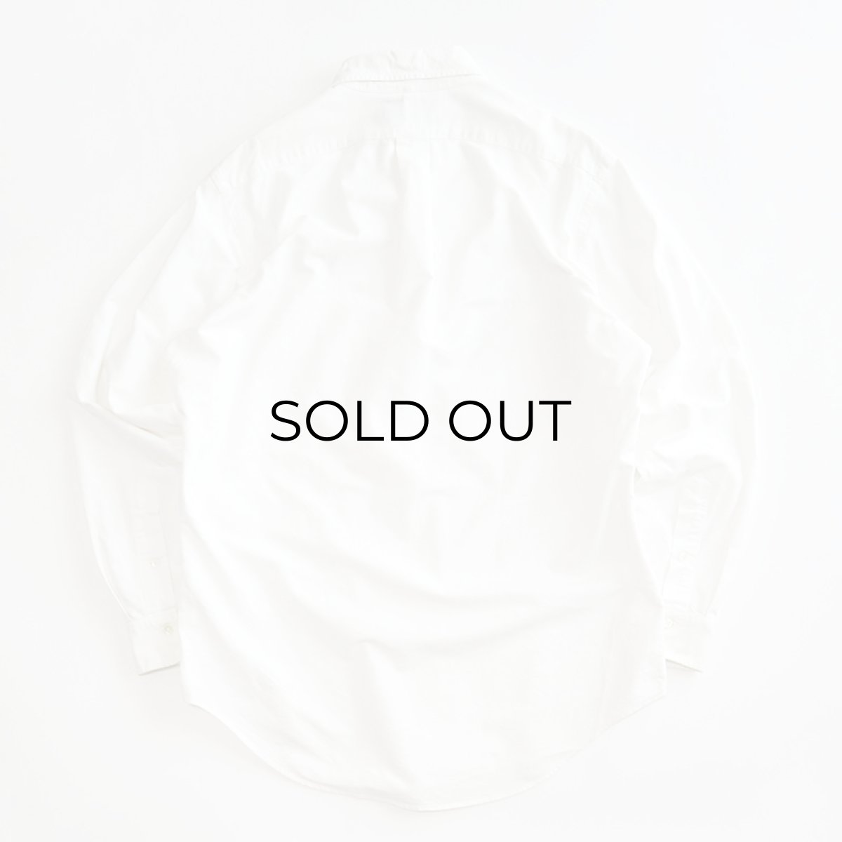 画像2: 80's-90's Ralph Lauren WHITE COTTON OXFORD B/D SHIRT (2)