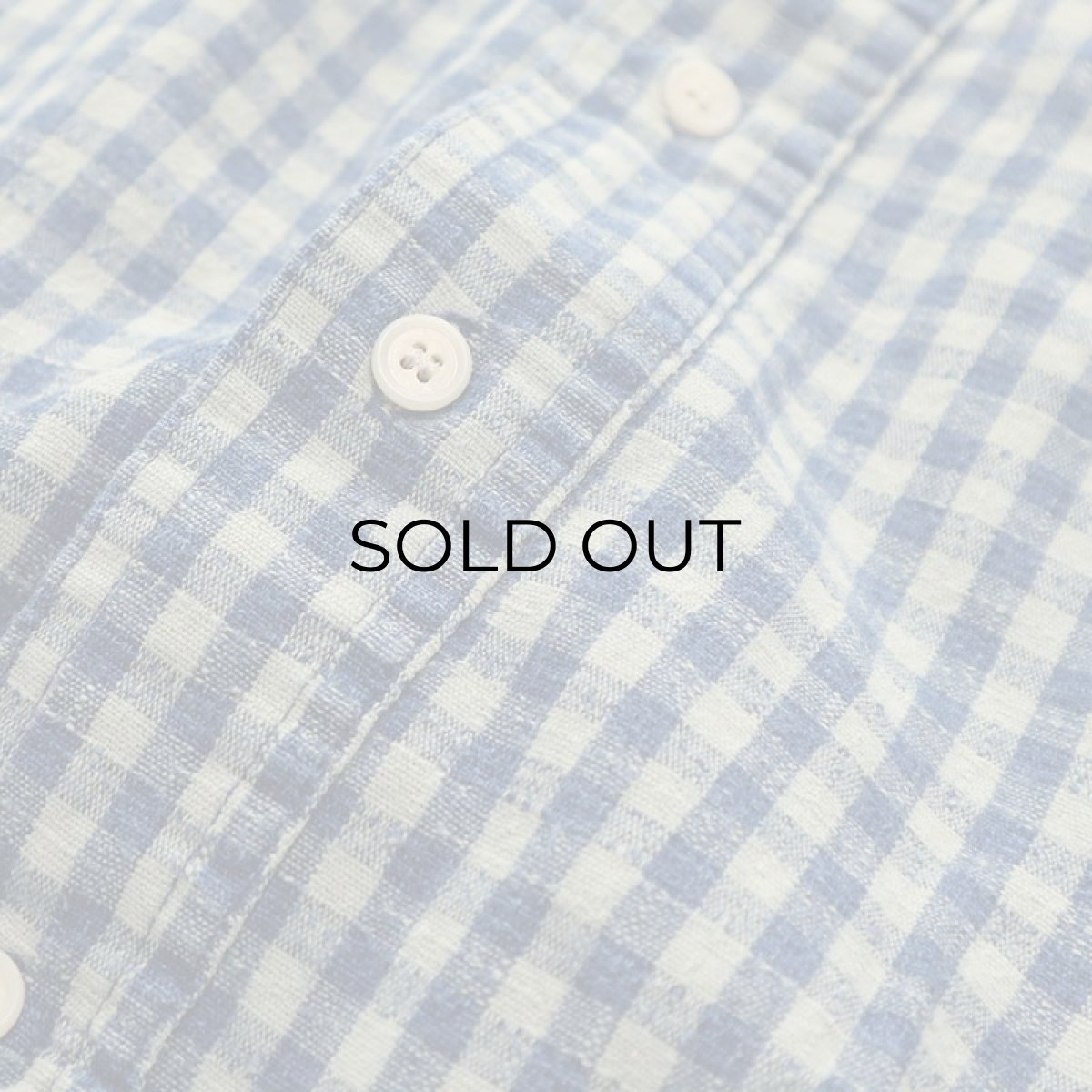画像7: 90's Shelter Island COTTON BLOCK CHECK BAND COLLAR SHIRT (7)