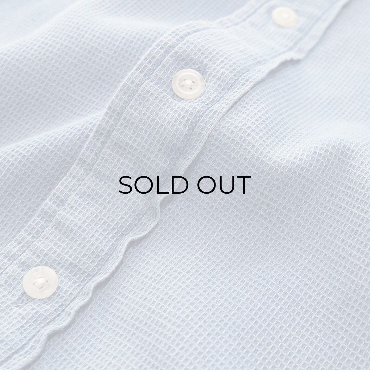 画像7: 90's Eddie Bauer COTTON WOVEN PIN CHECK BAND COLLAR SHIRT (7)