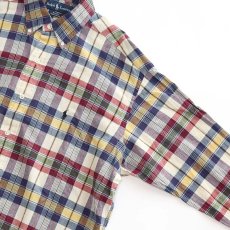 画像3: 〜00's Ralph Lauren COTTON CHECK B/D SHIRT (3)