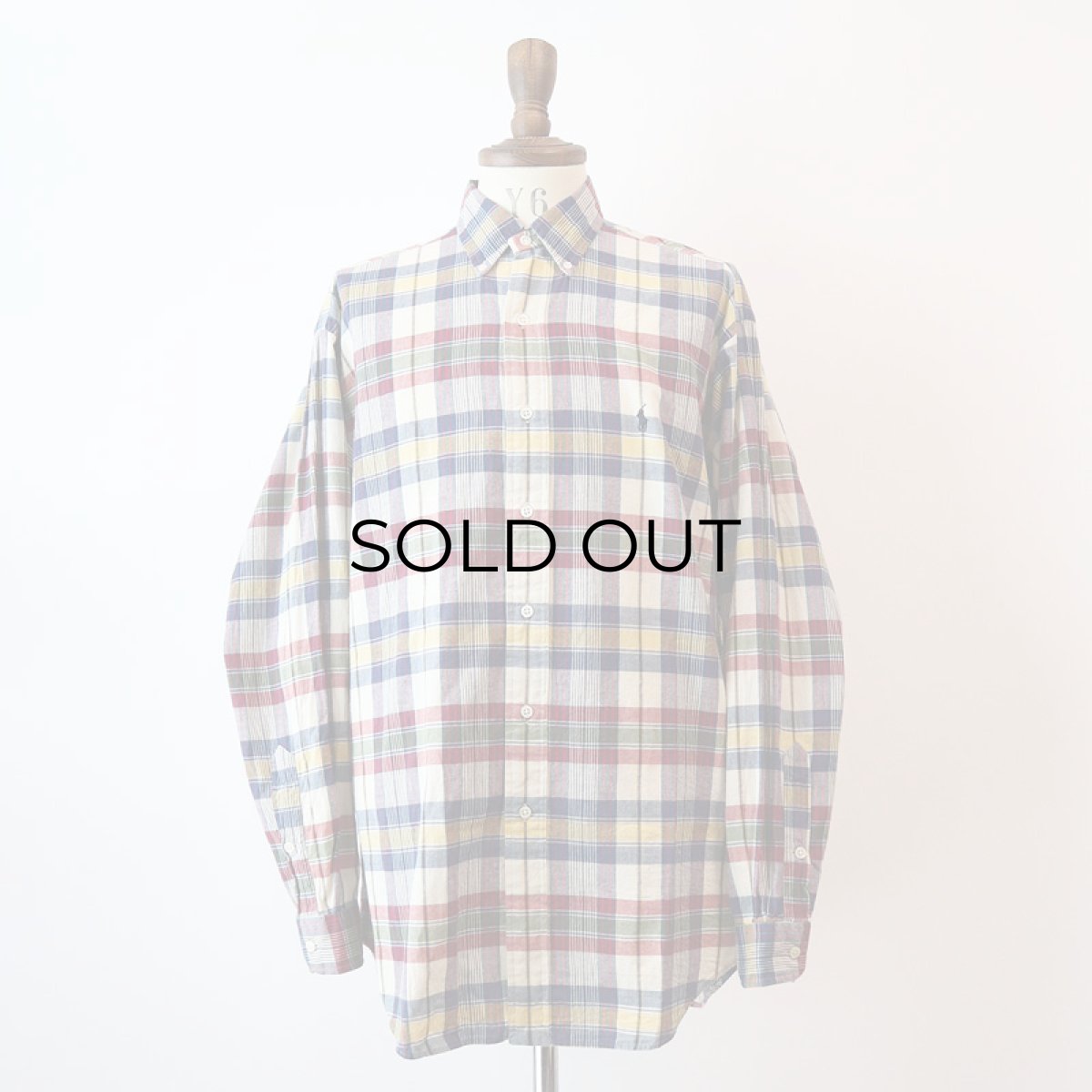 画像8: 〜00's Ralph Lauren COTTON CHECK B/D SHIRT (8)