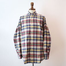 画像8: 〜00's Ralph Lauren COTTON CHECK B/D SHIRT (8)