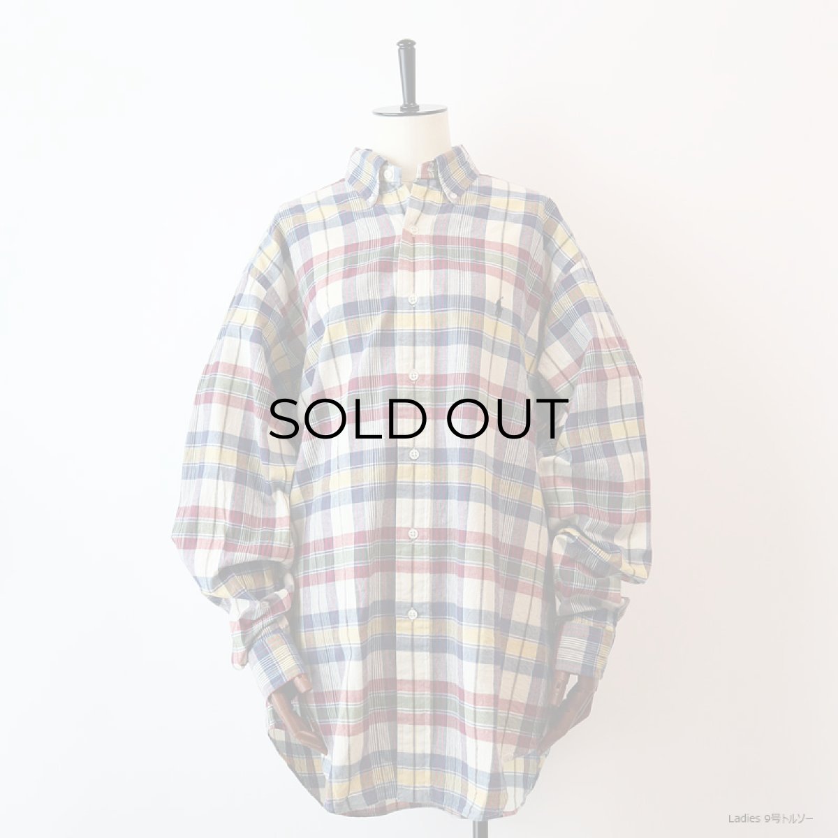 画像11: 〜00's Ralph Lauren COTTON CHECK B/D SHIRT (11)