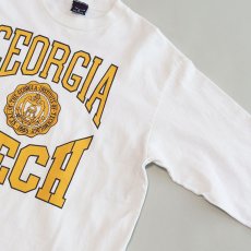 画像4: 90's JANSPORT COTTON PRINT L/S TEE "GEORGIA TECH" (4)