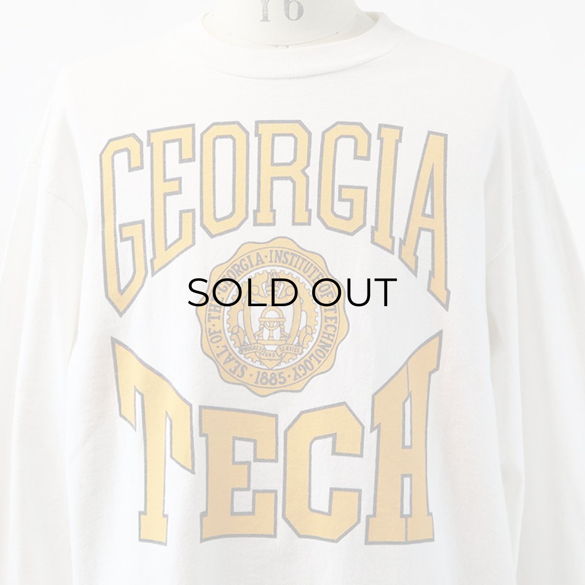 画像9: 90's JANSPORT COTTON PRINT L/S TEE "GEORGIA TECH" (9)