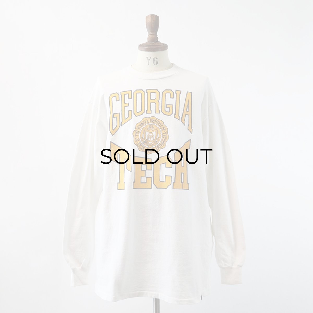 画像10: 90's JANSPORT COTTON PRINT L/S TEE "GEORGIA TECH" (10)