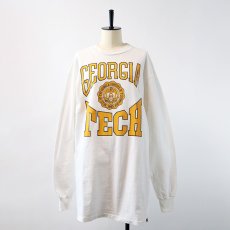 画像13: 90's JANSPORT COTTON PRINT L/S TEE "GEORGIA TECH" (13)