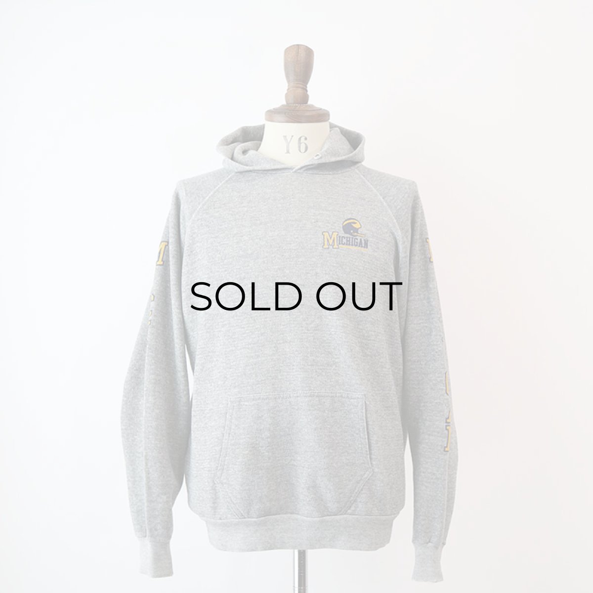 画像11: 80's ARTEX PRINT SWEAT PULLOVER PARKA "MICHIGAN" (11)