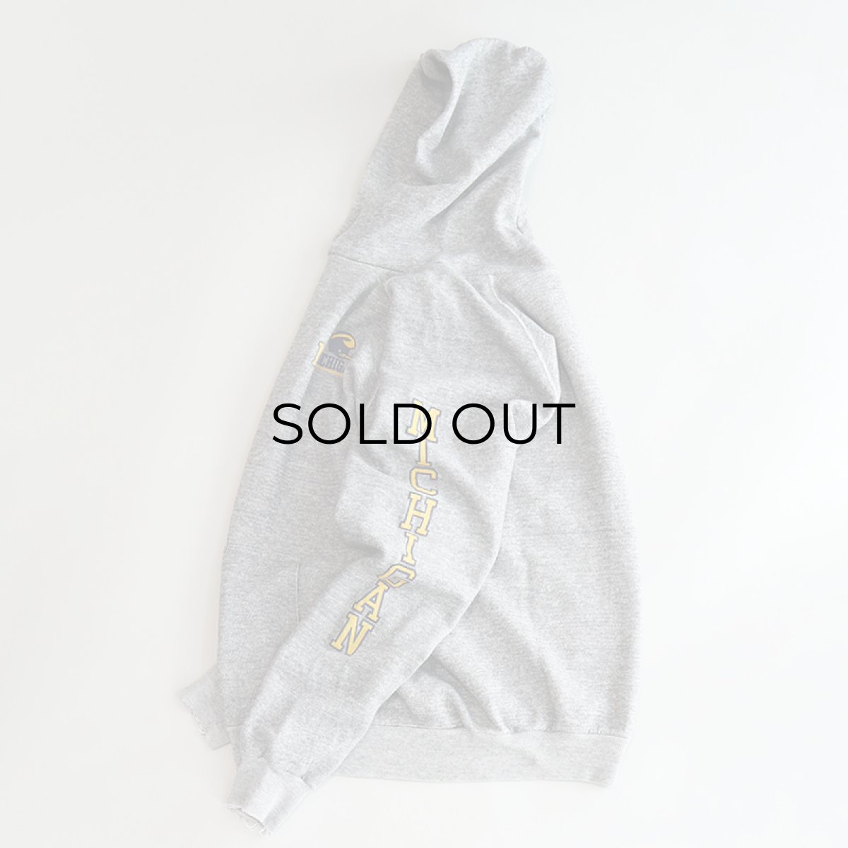 画像2: 80's ARTEX PRINT SWEAT PULLOVER PARKA "MICHIGAN" (2)