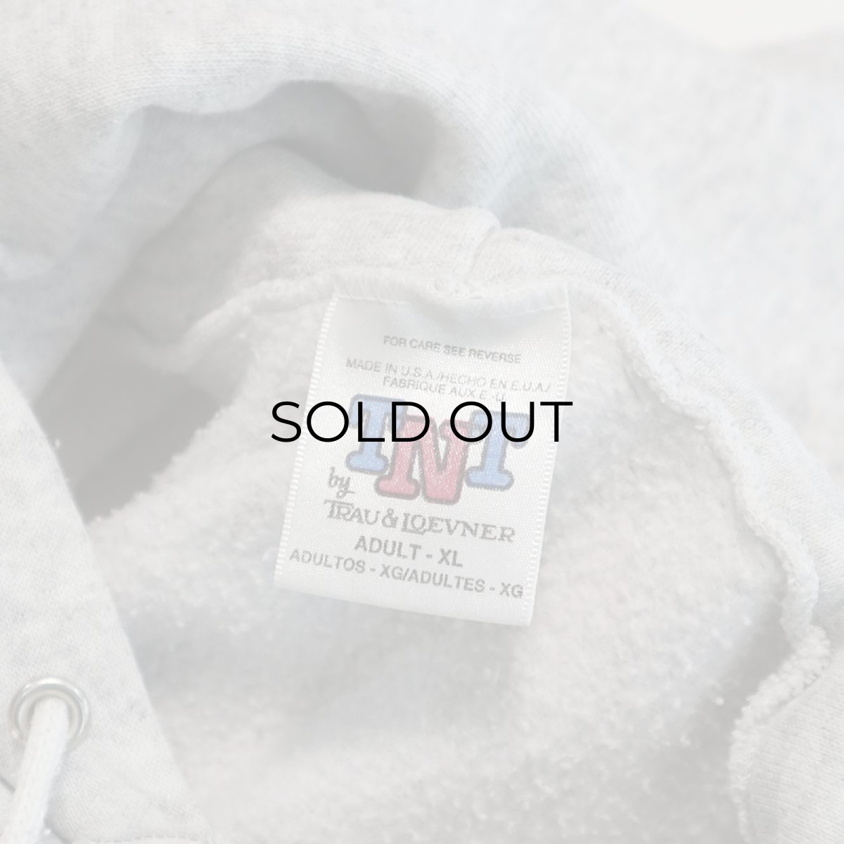 画像9: 90's TNT by TRAU & LOEVNER PRINT SWEAT PULLOVER PARKA "UNIVERSITY OF MICHIGAN" (9)