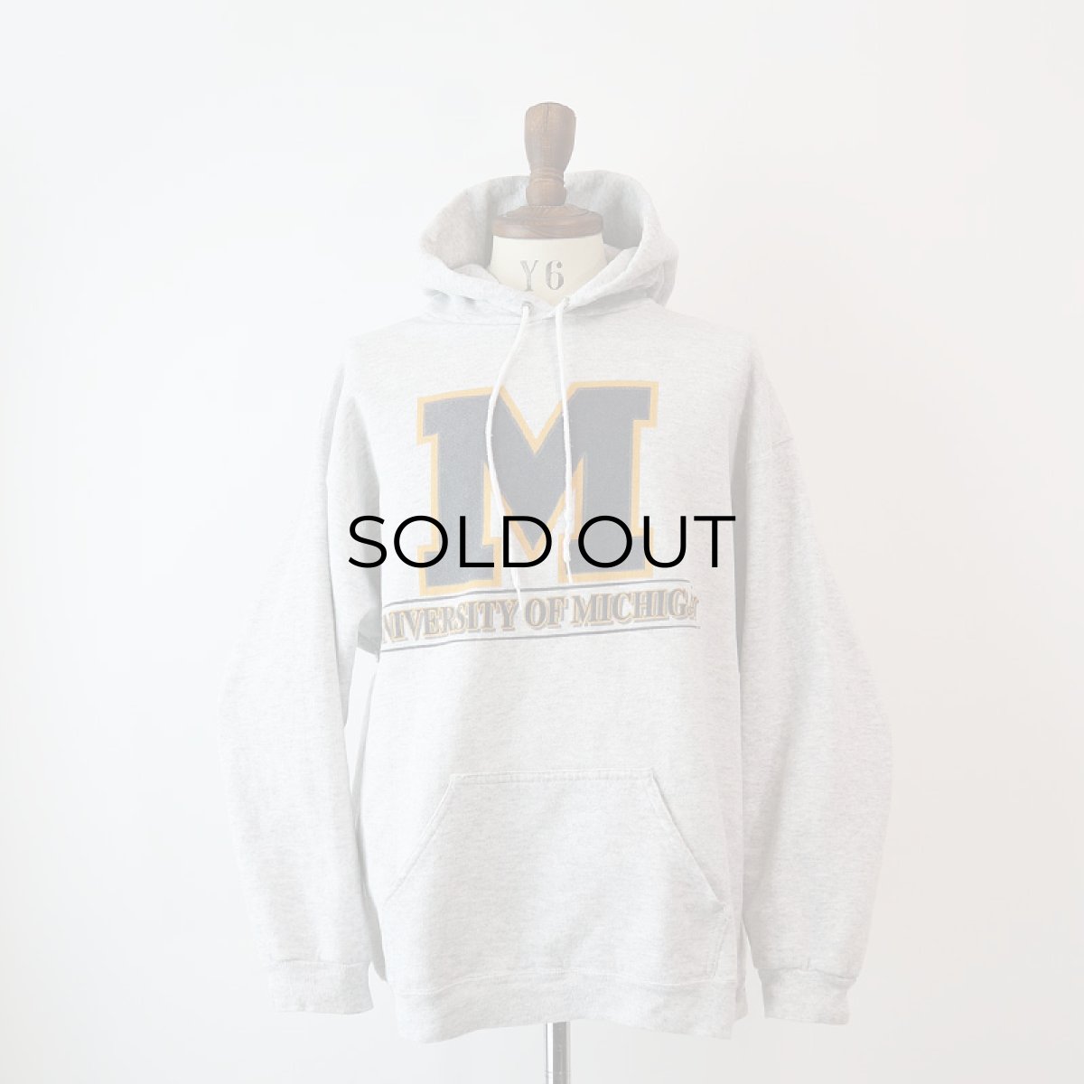 画像2: 90's TNT by TRAU & LOEVNER PRINT SWEAT PULLOVER PARKA "UNIVERSITY OF MICHIGAN" (2)