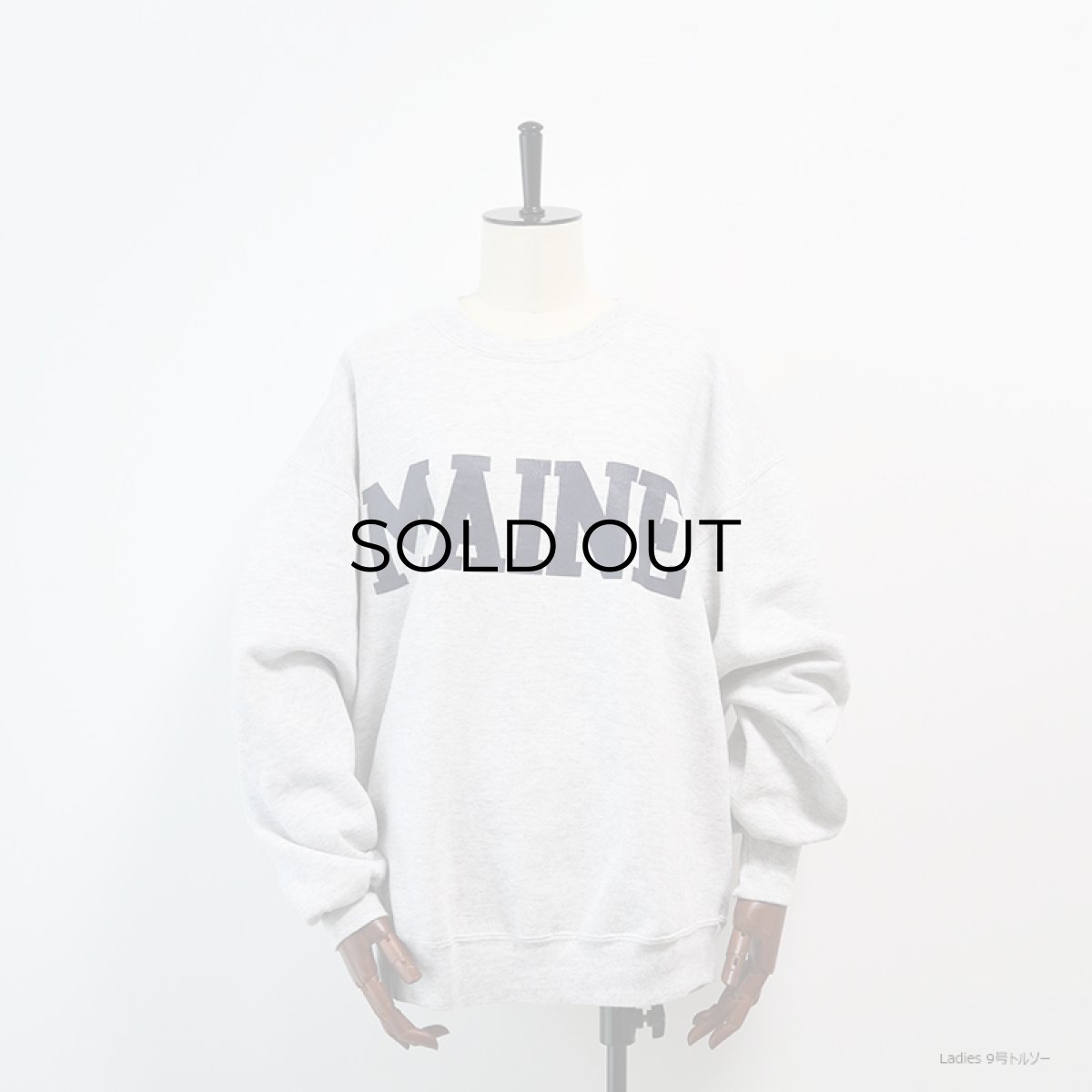 画像12: 〜90's JERZEES PRINT CREW NECK SWEAT "MAINE" (12)