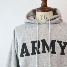 画像1: 〜90's Hanes PRINT SWEAT PULLOVER PARKA "ARMY" (1)