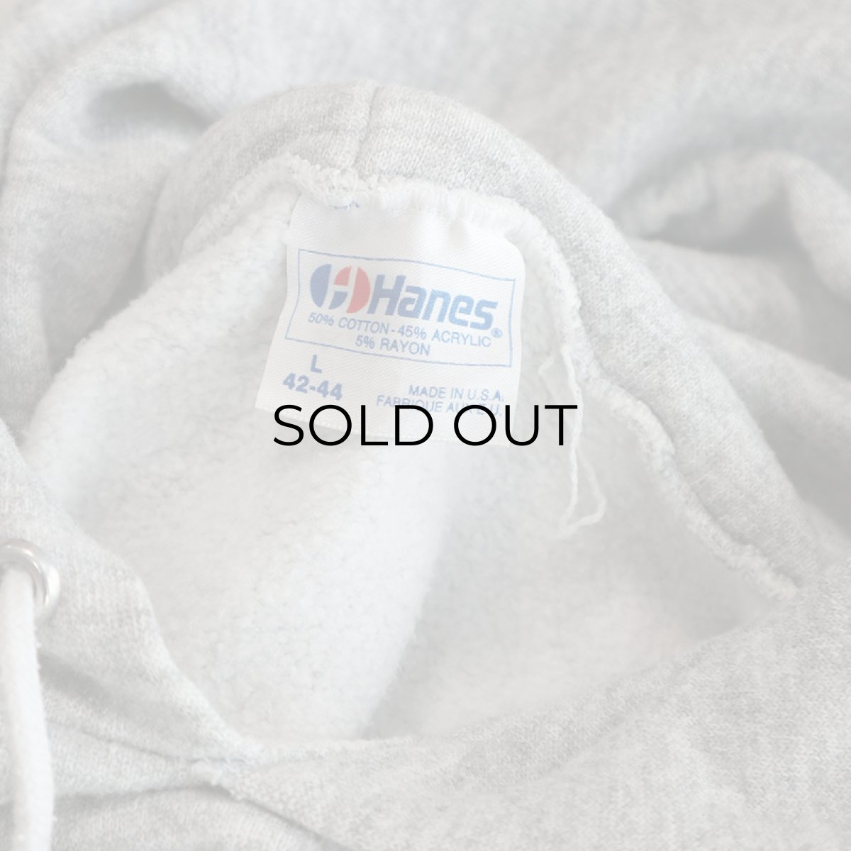 画像8: 〜90's Hanes PRINT SWEAT PULLOVER PARKA "ARMY" (8)