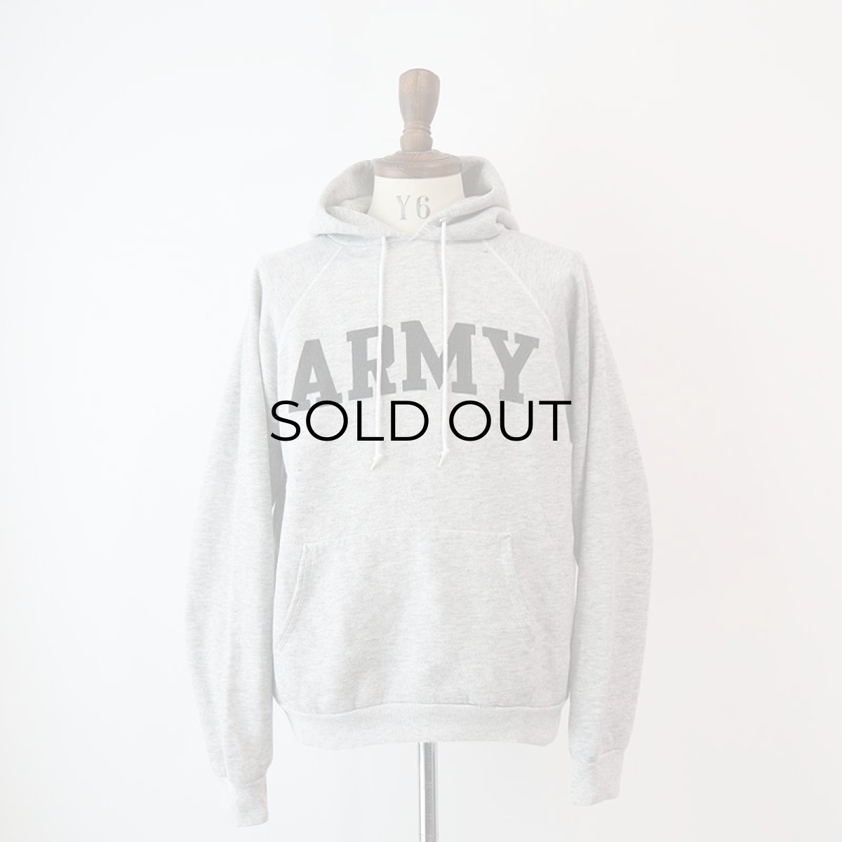画像2: 〜90's Hanes PRINT SWEAT PULLOVER PARKA "ARMY" (2)