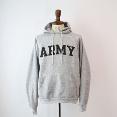 画像2: 〜90's Hanes PRINT SWEAT PULLOVER PARKA "ARMY" (2)