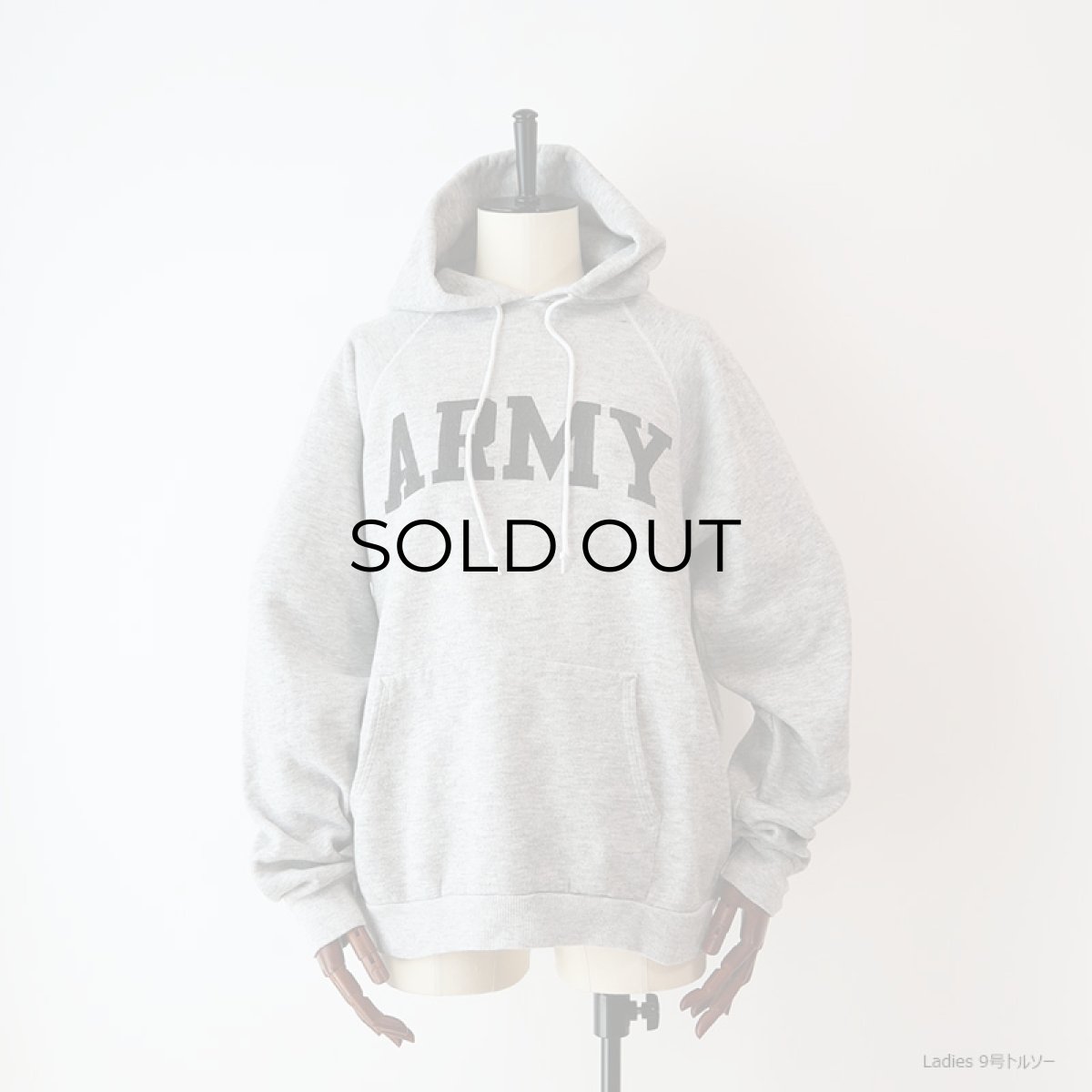 画像5: 〜90's Hanes PRINT SWEAT PULLOVER PARKA "ARMY" (5)