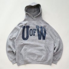 画像6: 90's JANSPORT PRINT SWEAT PULLOVER PARKA "U OF W" (6)