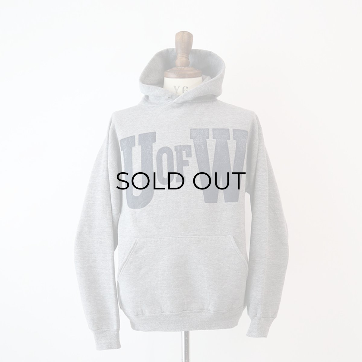 画像2: 90's JANSPORT PRINT SWEAT PULLOVER PARKA "U OF W" (2)