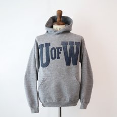 画像2: 90's JANSPORT PRINT SWEAT PULLOVER PARKA "U OF W" (2)