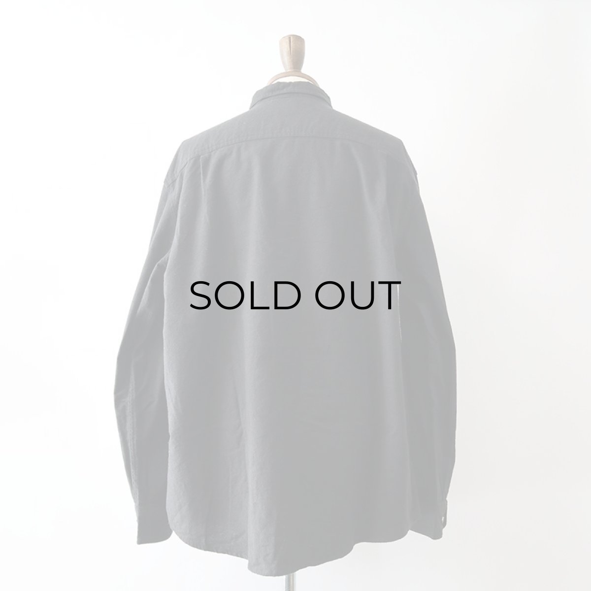 画像6: ATLAS BLACK COTTON CHAMOIS CLOTH B/D SHIRT (6)