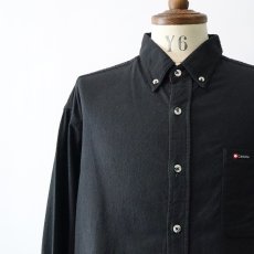 画像7: ATLAS BLACK COTTON CHAMOIS CLOTH B/D SHIRT (7)