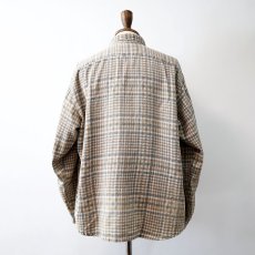 画像3: 70's SEARS PRINT CHECK FLANNEL WORK SHIRT (3)