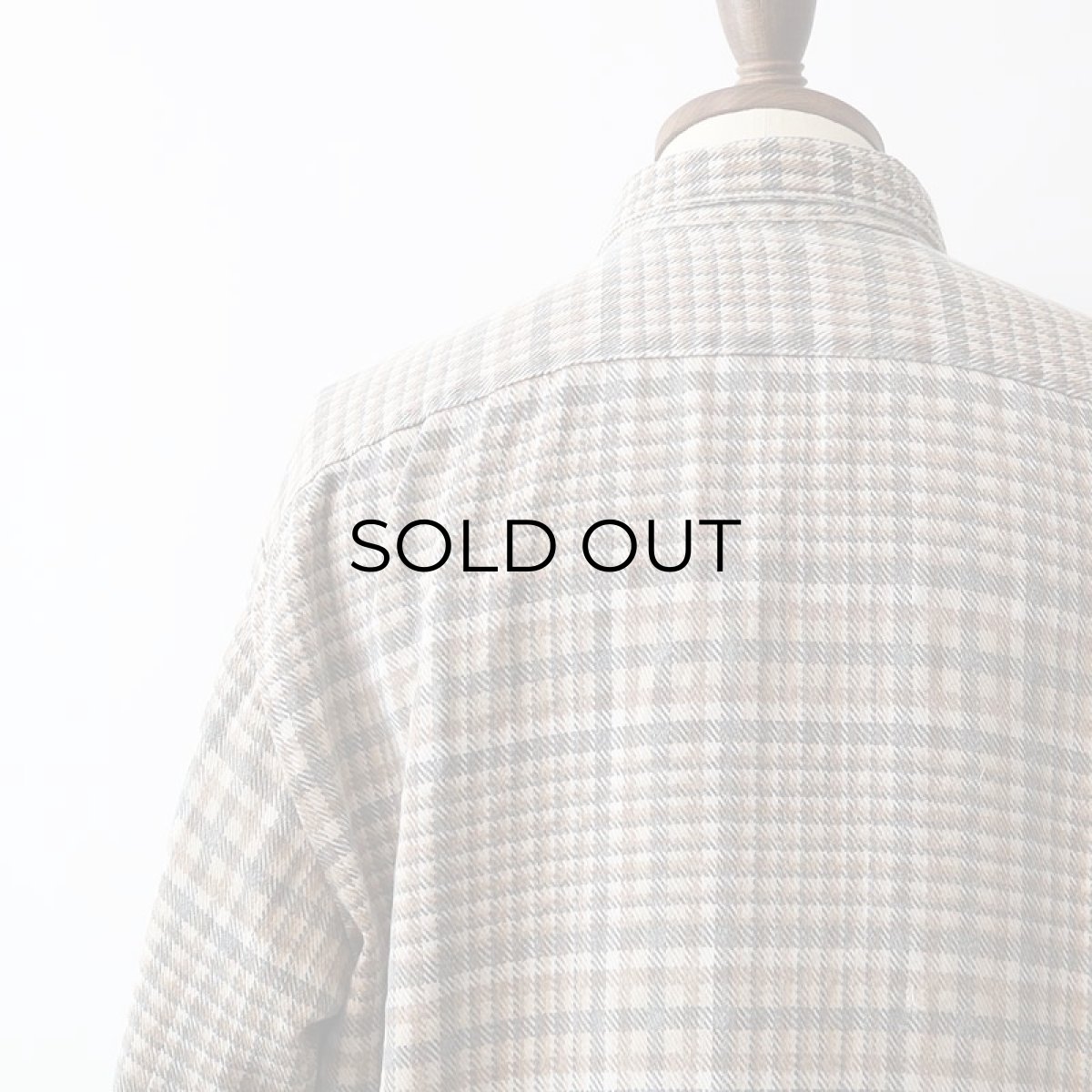 画像6: 70's SEARS PRINT CHECK FLANNEL WORK SHIRT (6)