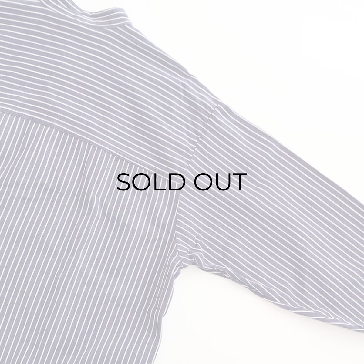 画像9: OLD SMS SIMA COTTON STRIPE PULLOVER BAND COLLAR GERMAN FISHERMAN'S SHIRT (9)