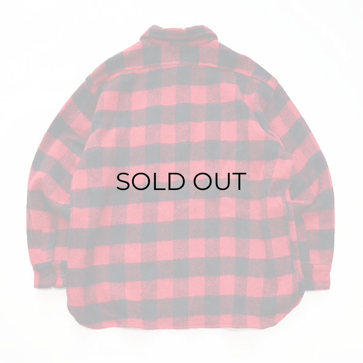 画像2: 60's TOWNCRAFT WOOL BUFFALO CHECK CPO SHIRT (2)