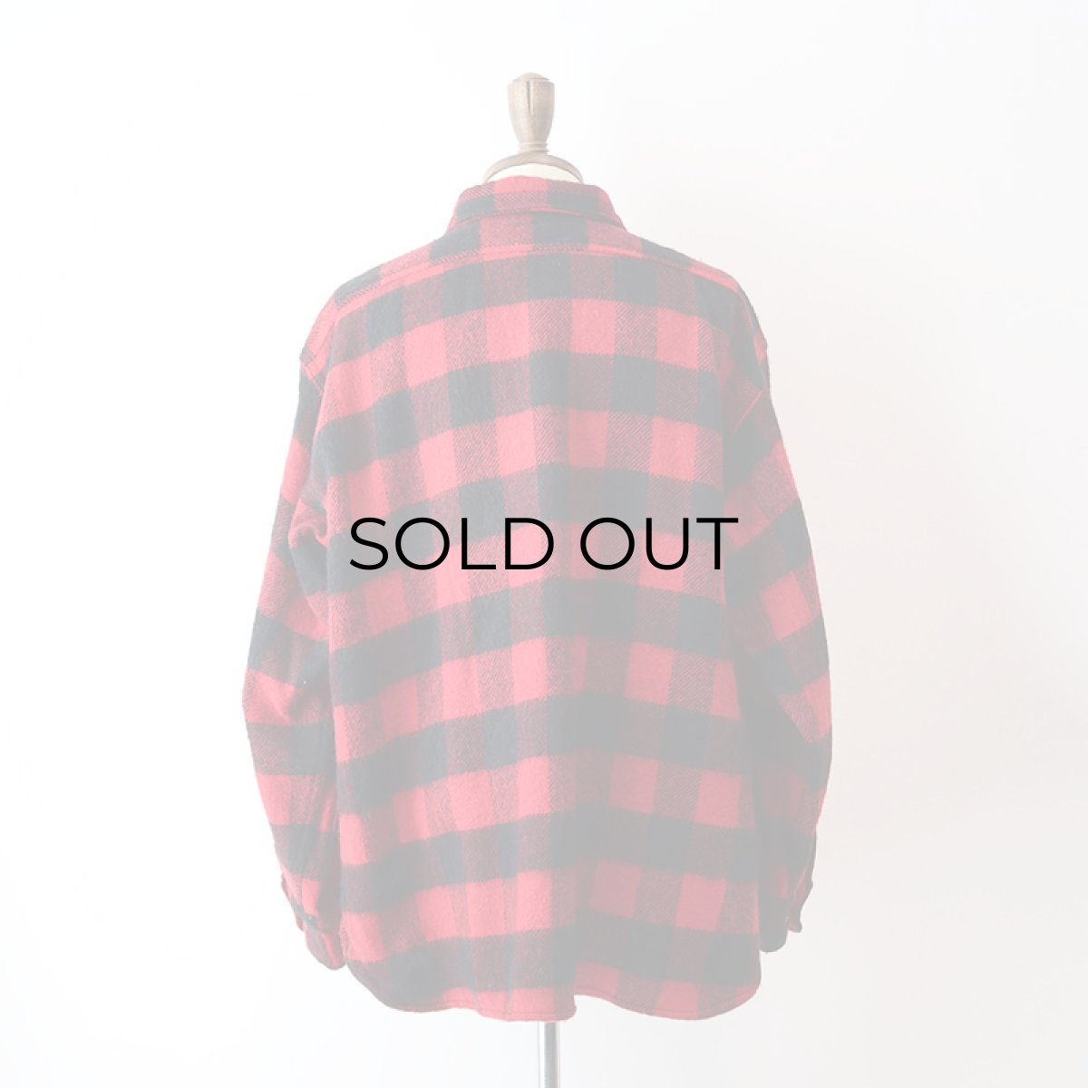 画像13: 60's TOWNCRAFT WOOL BUFFALO CHECK CPO SHIRT (13)