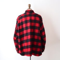 画像13: 60's TOWNCRAFT WOOL BUFFALO CHECK CPO SHIRT (13)