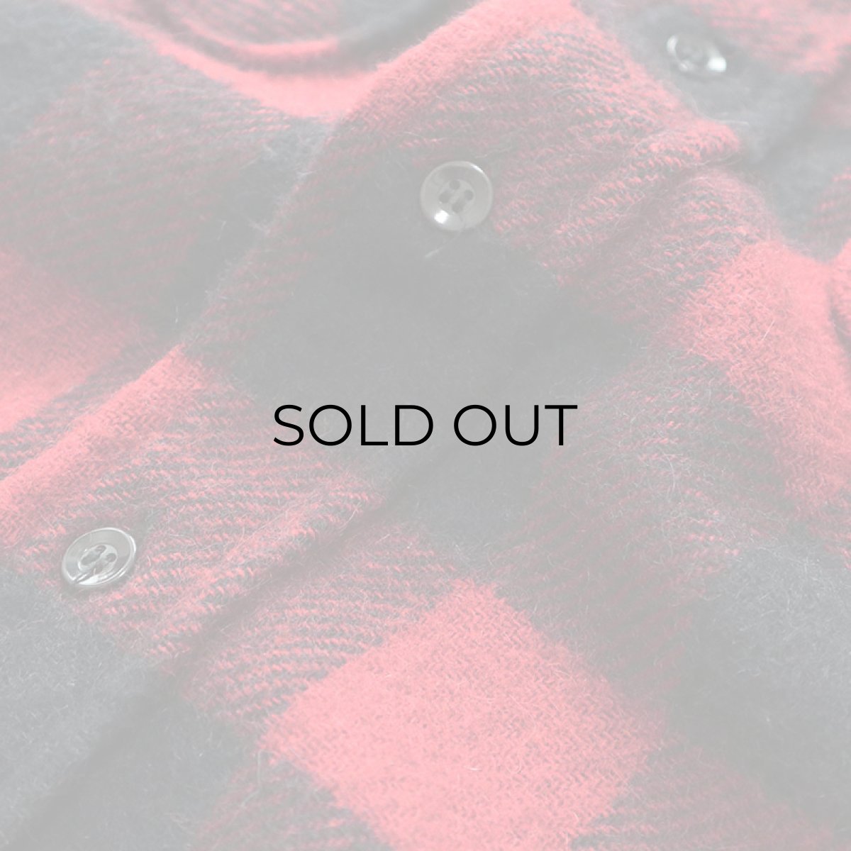 画像8: 60's TOWNCRAFT WOOL BUFFALO CHECK CPO SHIRT (8)