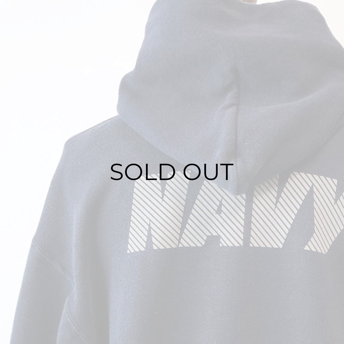 画像9: SOFFE W-REFLECTIVE PRINT SWEAT PULLOVER PARKA "NAVY" (9)