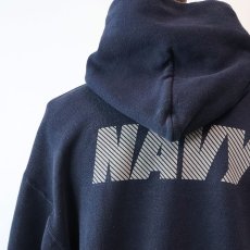 画像9: SOFFE W-REFLECTIVE PRINT SWEAT PULLOVER PARKA "NAVY" (9)