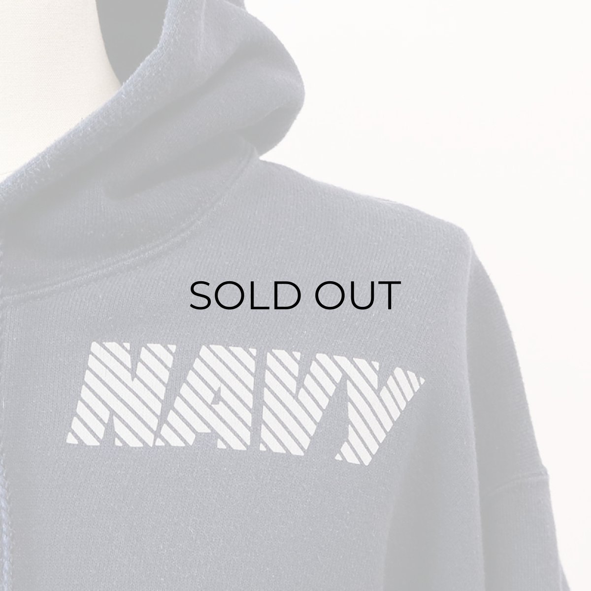 画像6: SOFFE W-REFLECTIVE PRINT SWEAT PULLOVER PARKA "NAVY" (6)