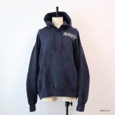 画像4: SOFFE W-REFLECTIVE PRINT SWEAT PULLOVER PARKA "NAVY" (4)