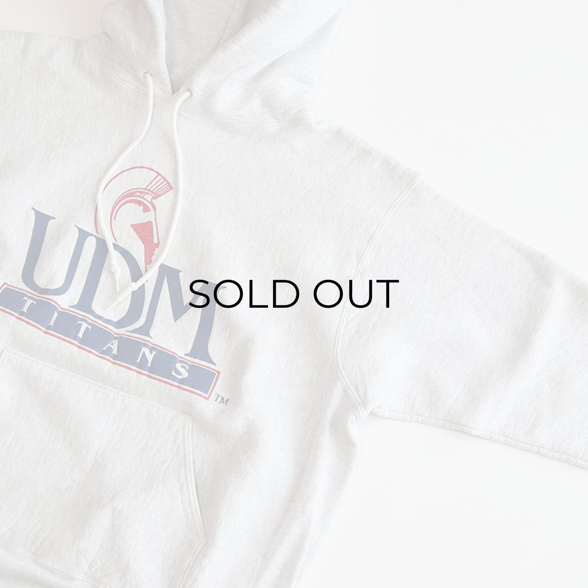 画像4: The Cotton Exchange REVERSE WEAVE style PRINT SWEAT PULLOVER PARKA "UDM" "MADE IN USA" (4)