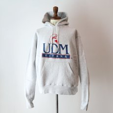 画像10: The Cotton Exchange REVERSE WEAVE style PRINT SWEAT PULLOVER PARKA "UDM" "MADE IN USA" (10)