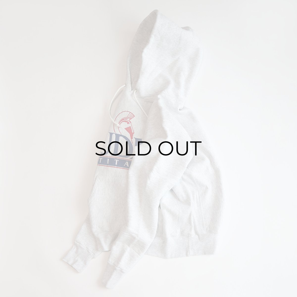 画像2: The Cotton Exchange REVERSE WEAVE style PRINT SWEAT PULLOVER PARKA "UDM" "MADE IN USA" (2)