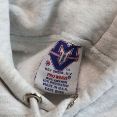 画像6: 90's MV SPORT REVERSE WEAVE style PRINT SWEAT PULLOVER PARKA "CG64 USS GETTYSBURG" "MADE IN USA" (6)